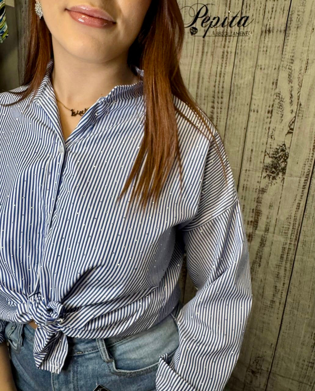 CAMICIA DELIA STRASS