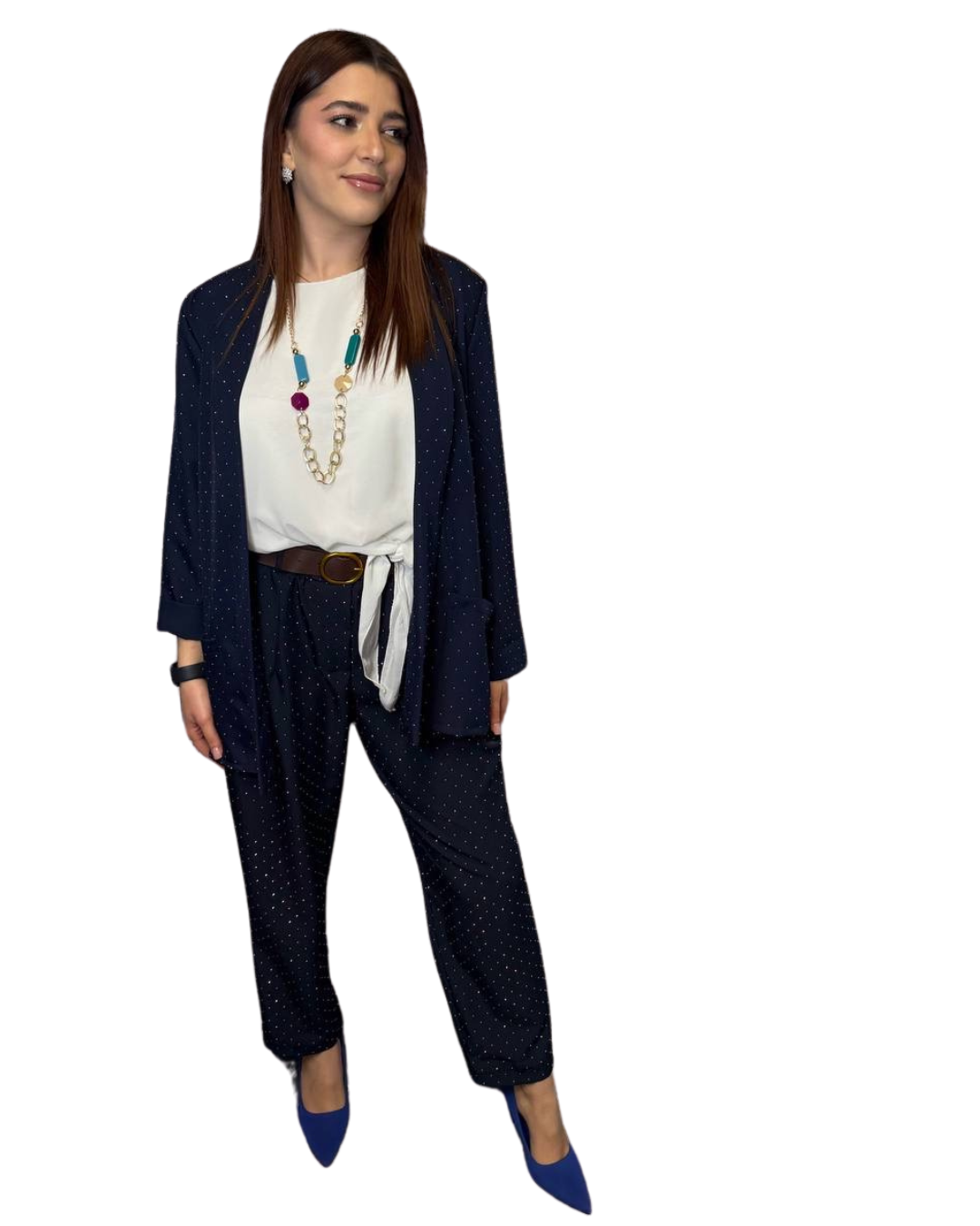 BLAZER DALIA CRISTALLI BLU