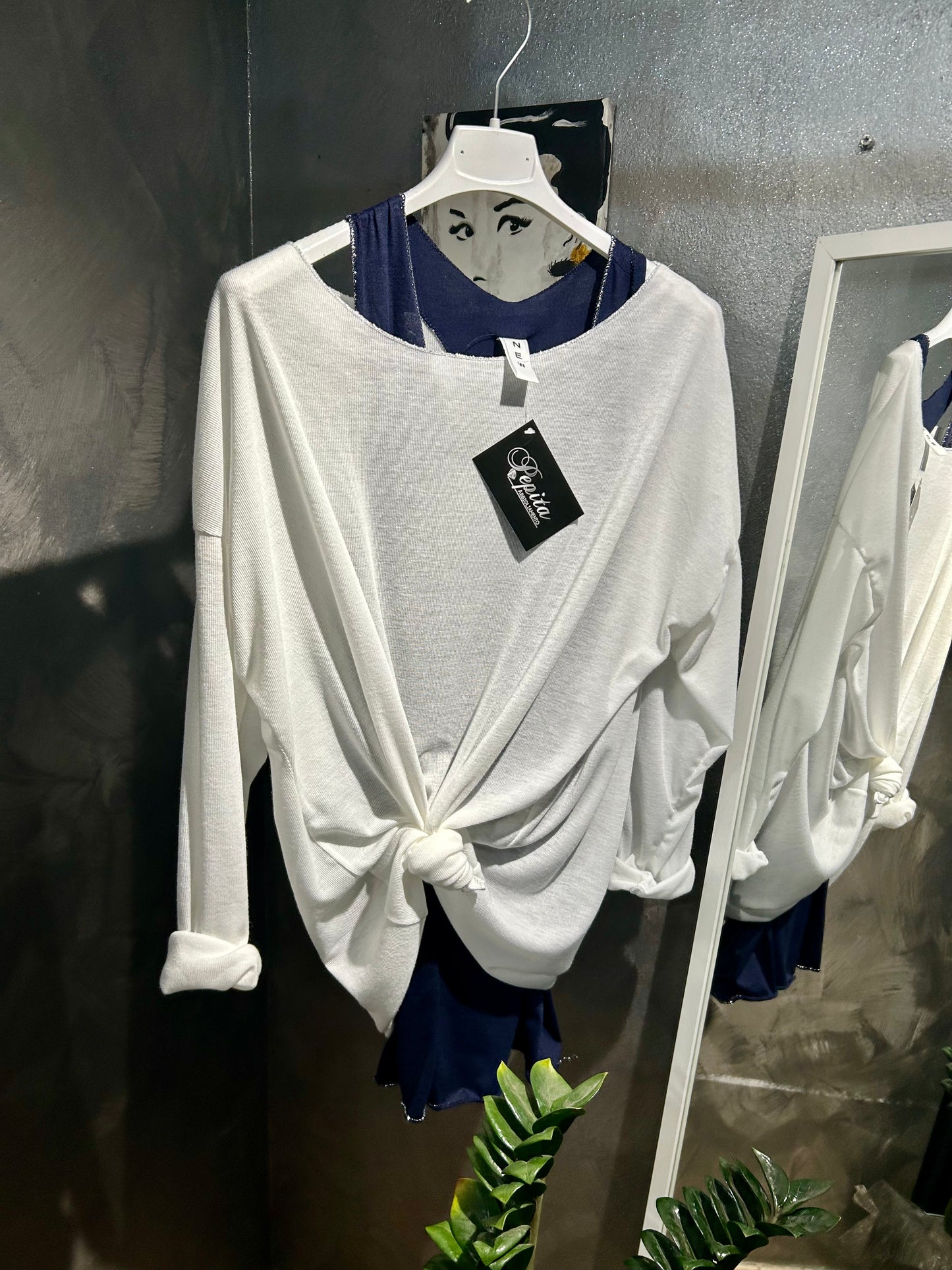 MAGLIA SPORTY CON CANOTTA