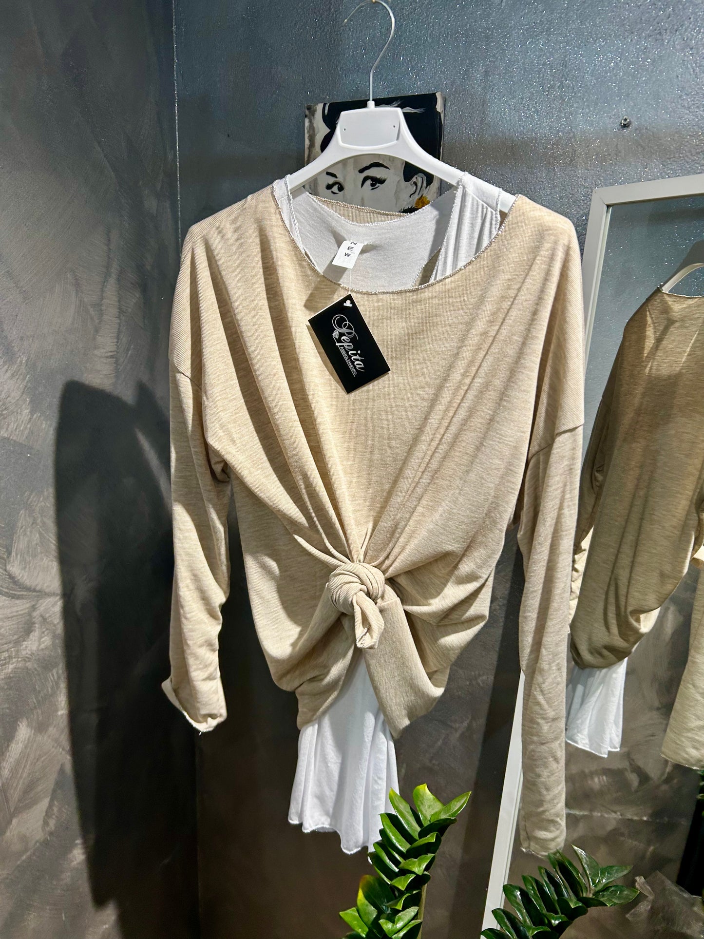 MAGLIA SPORTY CON CANOTTA