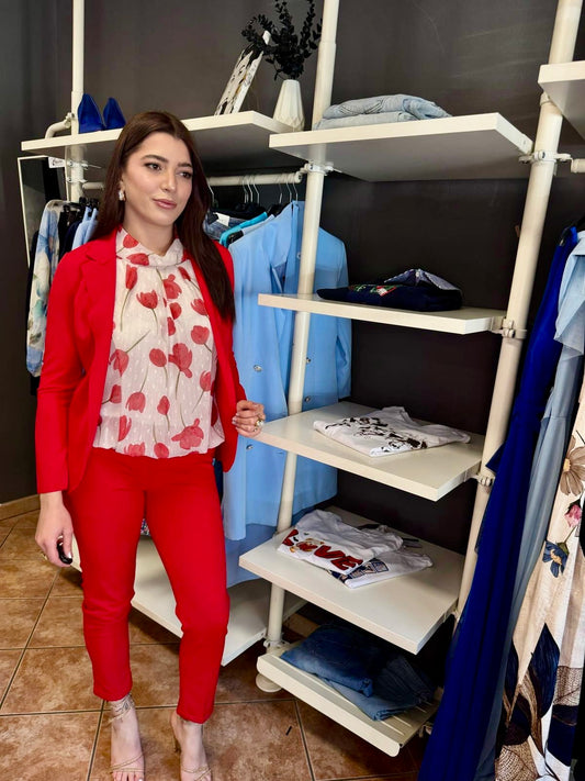 PANTALONE URBANCHIC ROSSO