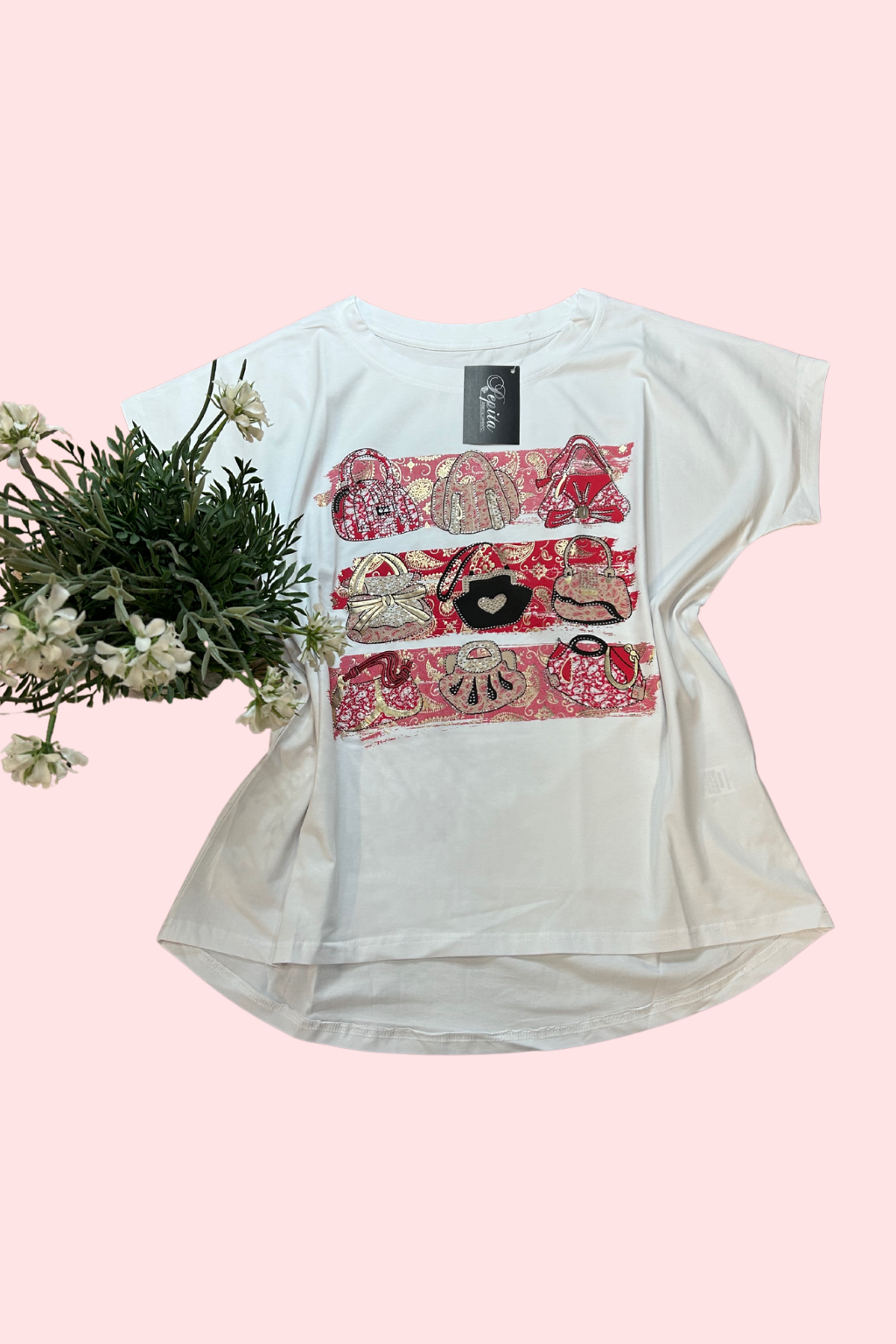 T-SHIRT OVER RED