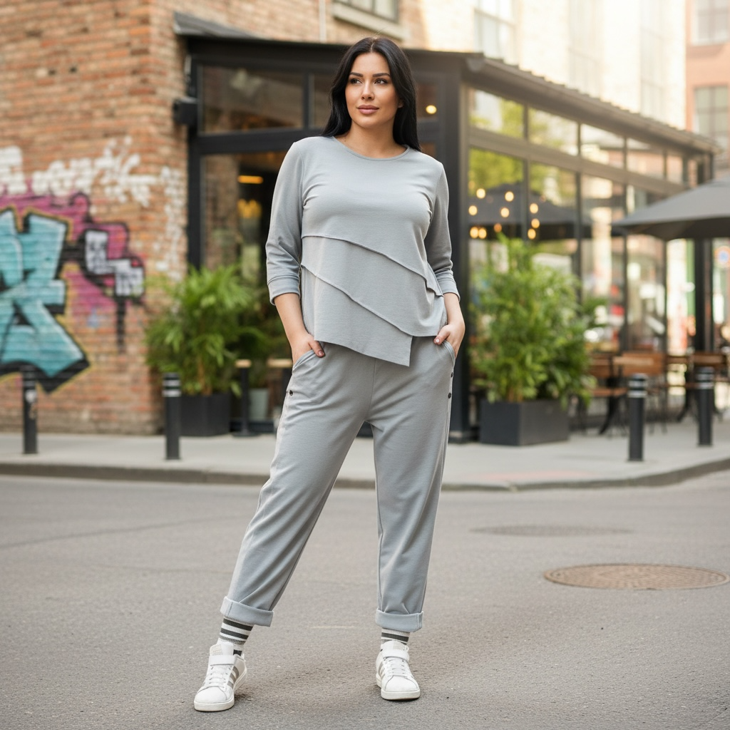 Felpa Harem Easy2 Grigio