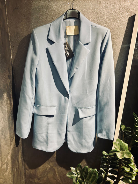BLAZER SOLE AZZURRO