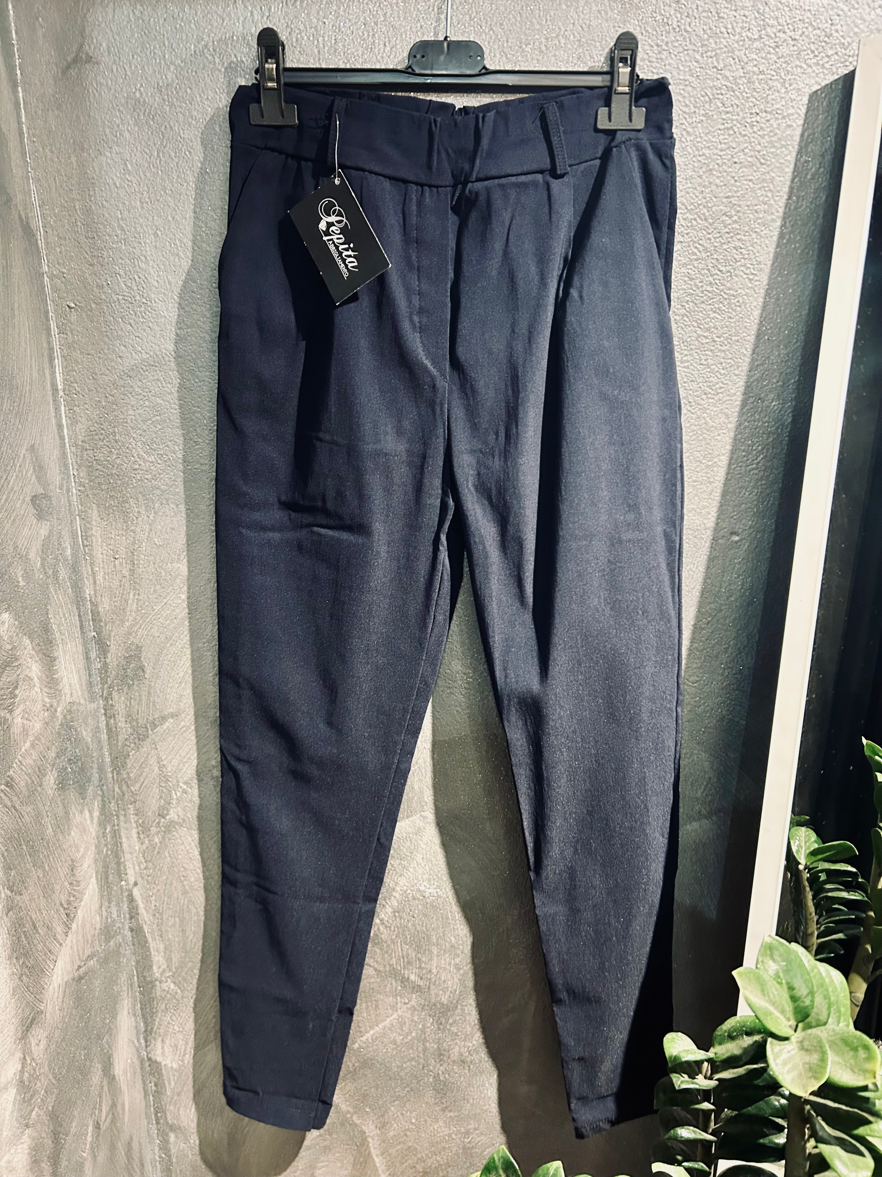PANTALONE STRETCH BLU