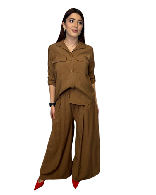 PANTALONI SAFARI CAMEL