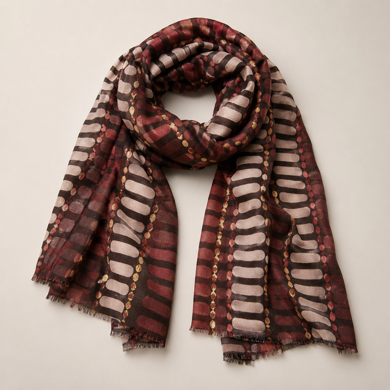 Pashmina Bordeaux