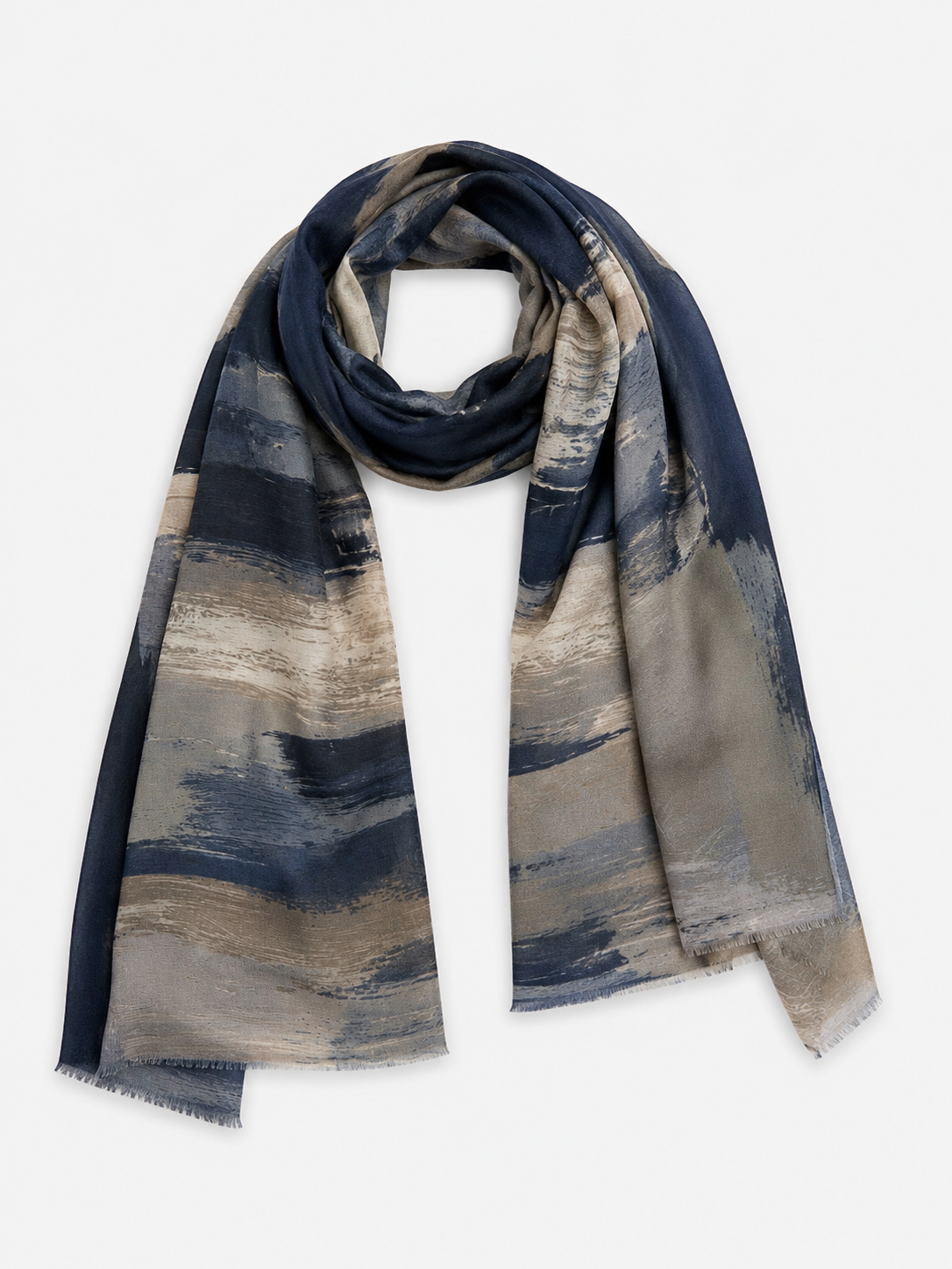 Pashmina Paint Blu