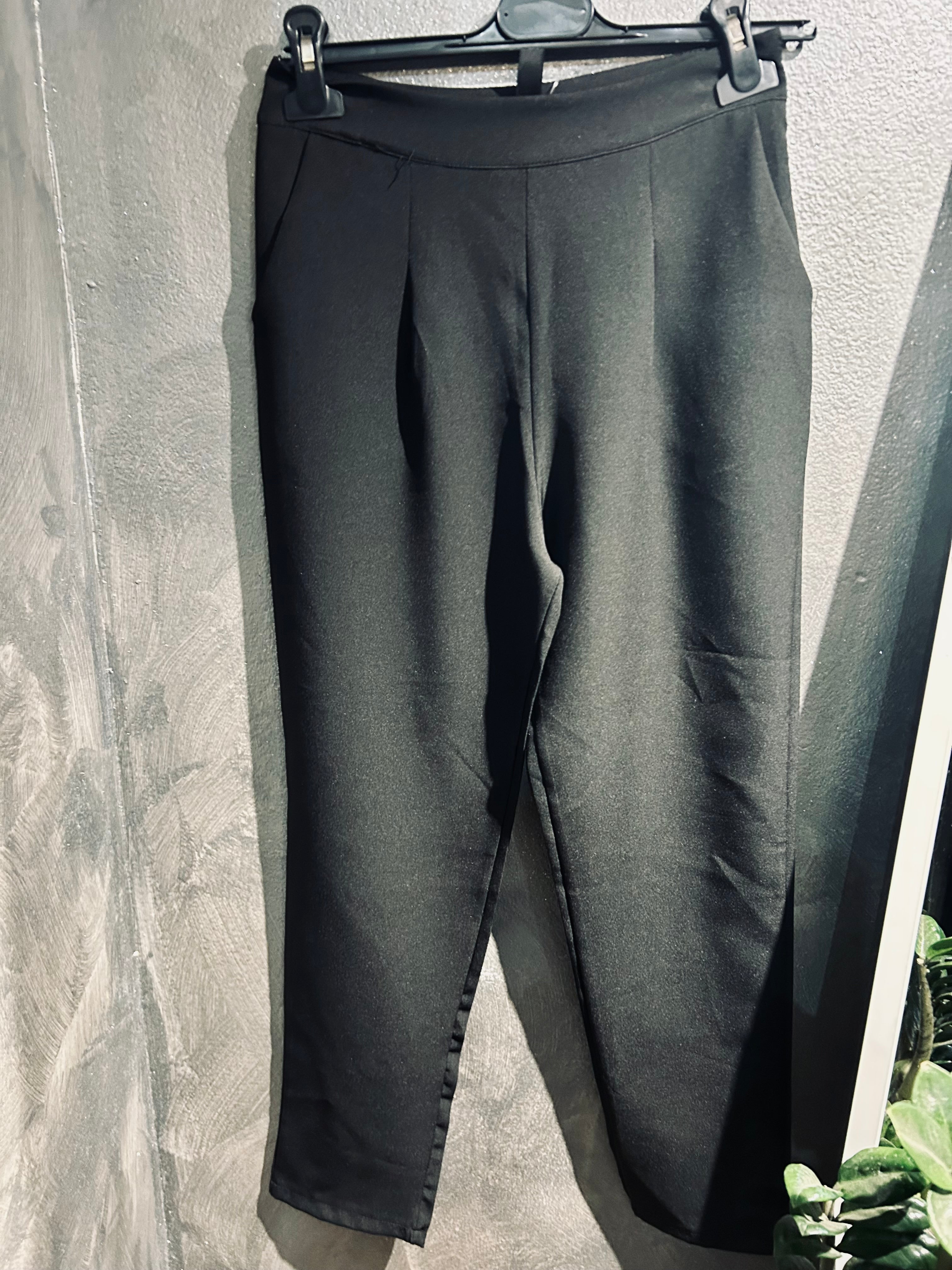 PANTALONE SIGARETTA NERO