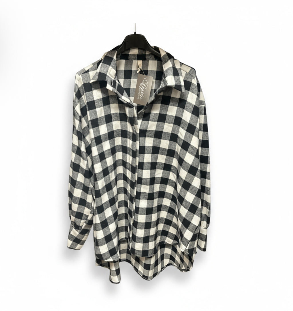 Maxi Camicia Quadri