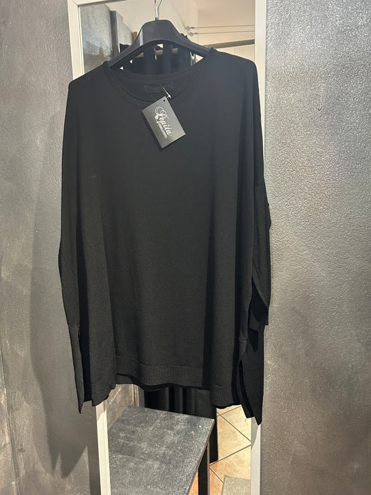 MAGLIA VISCOSA NERA