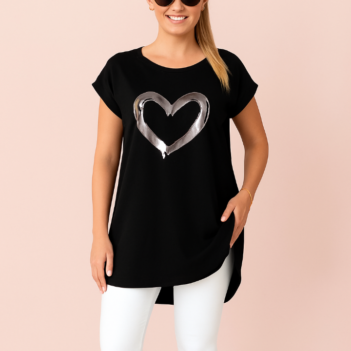 T-SHIRT HEART VIBES