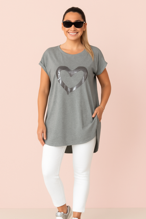 T-SHIRT HEART VIBES