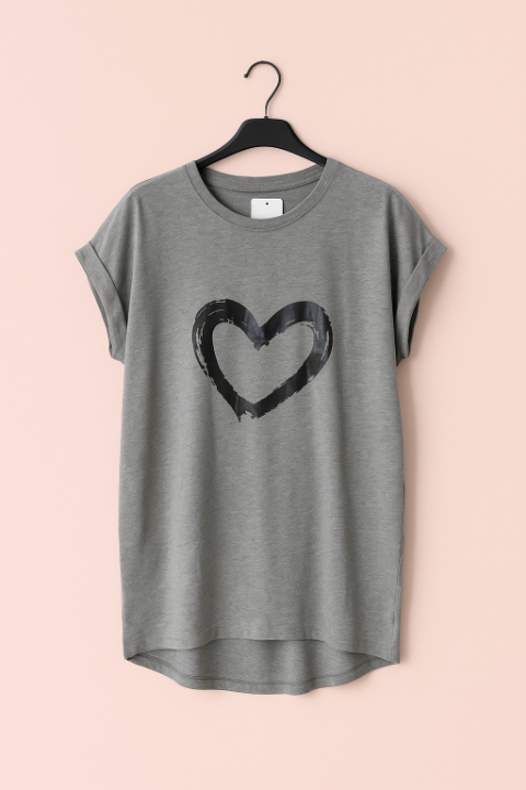 T-SHIRT HEART VIBES