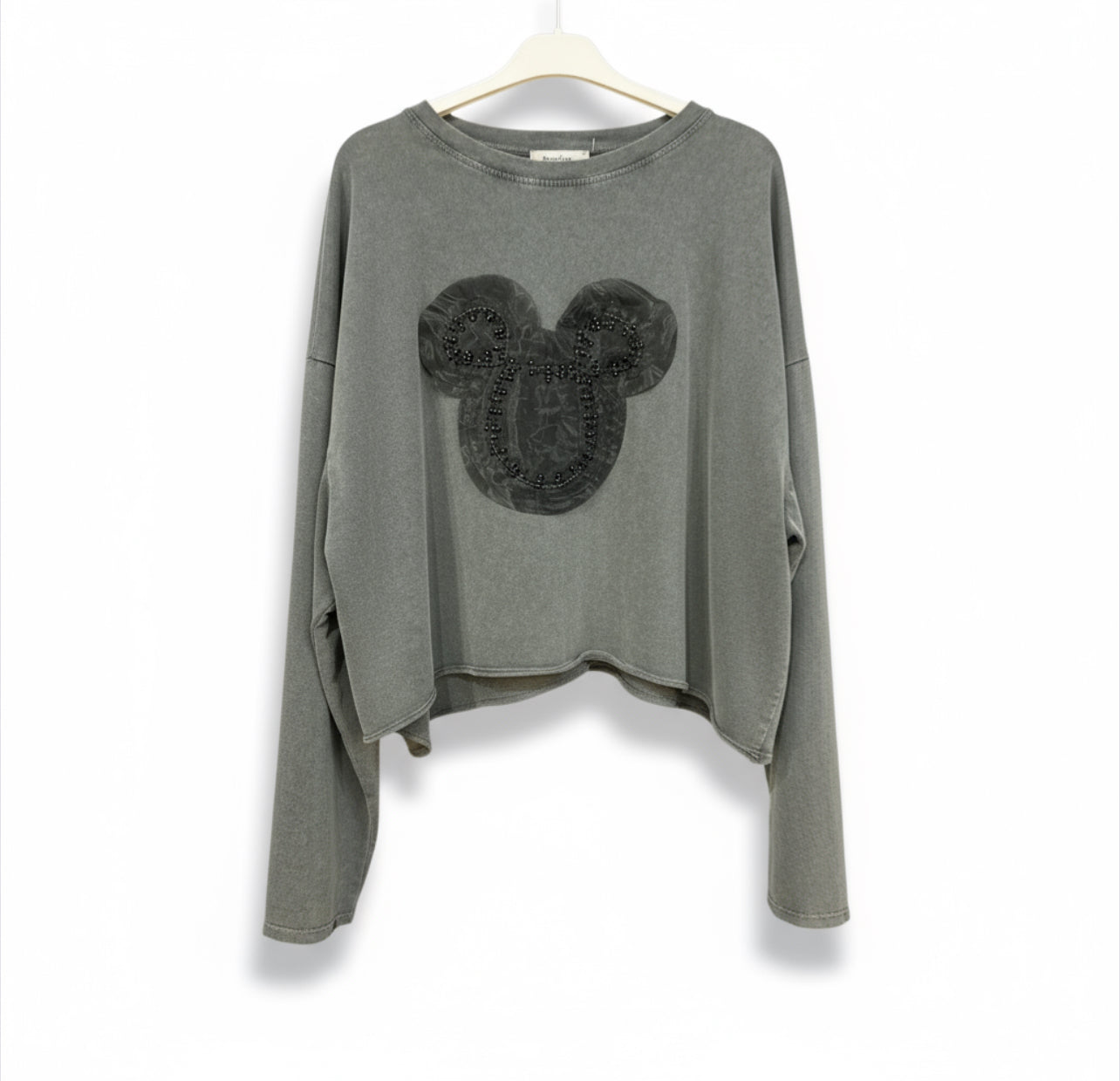 Felpa Crop Topolino