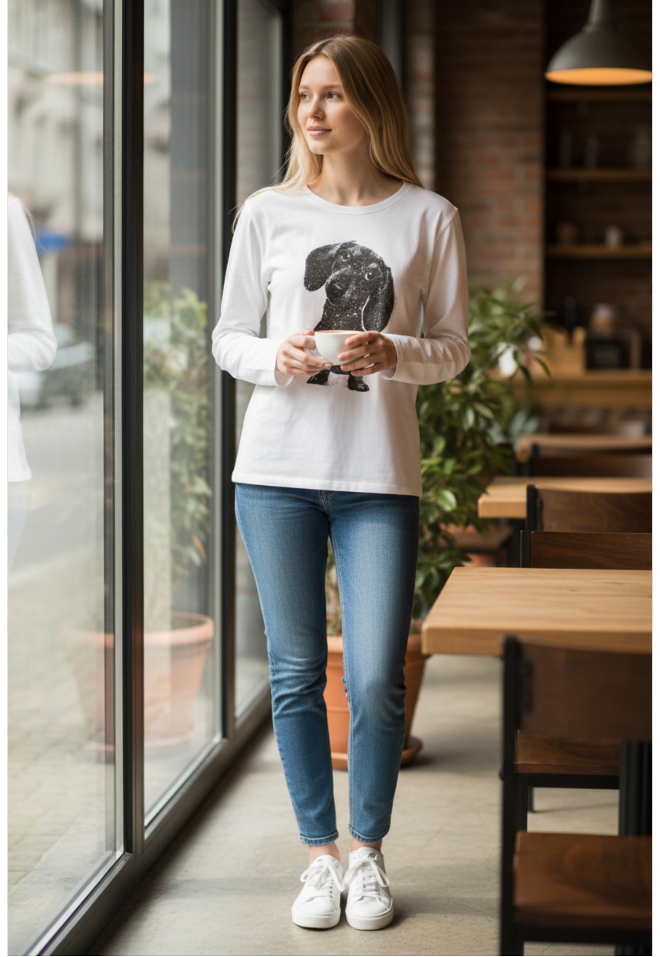 T-Shirt Maniche Lunghe Dog