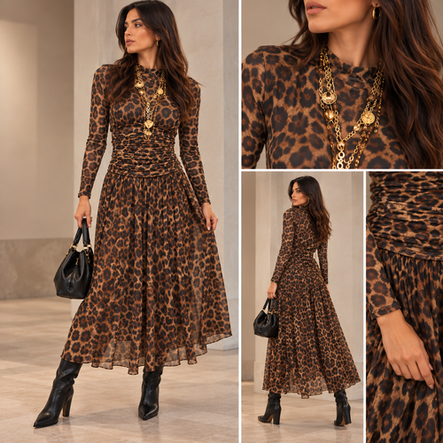 Abito Lungo Animalier