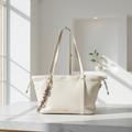 Borsa con Foulard Bianca