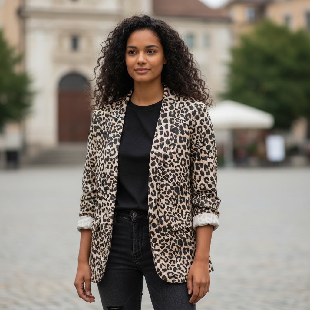 Blazer Animalier