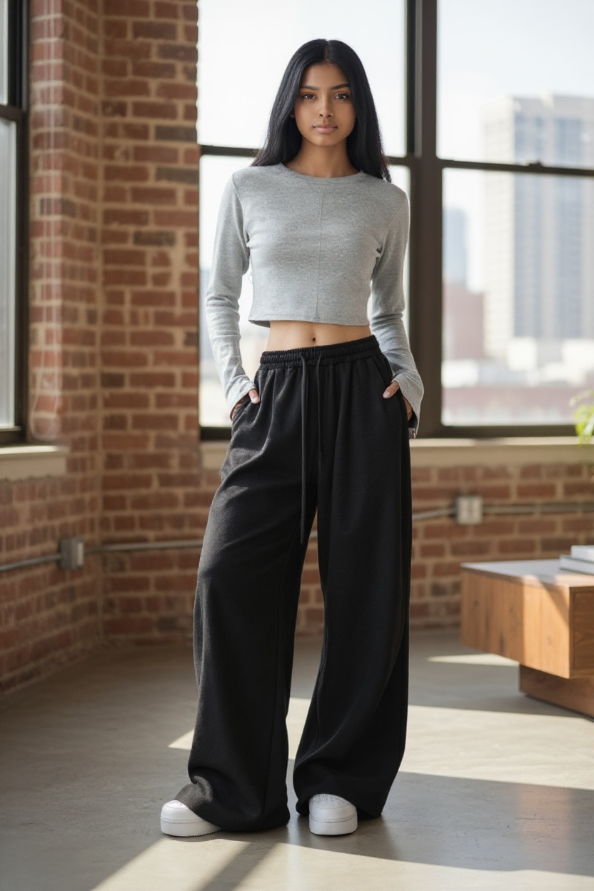 Pantalone Sport Largo