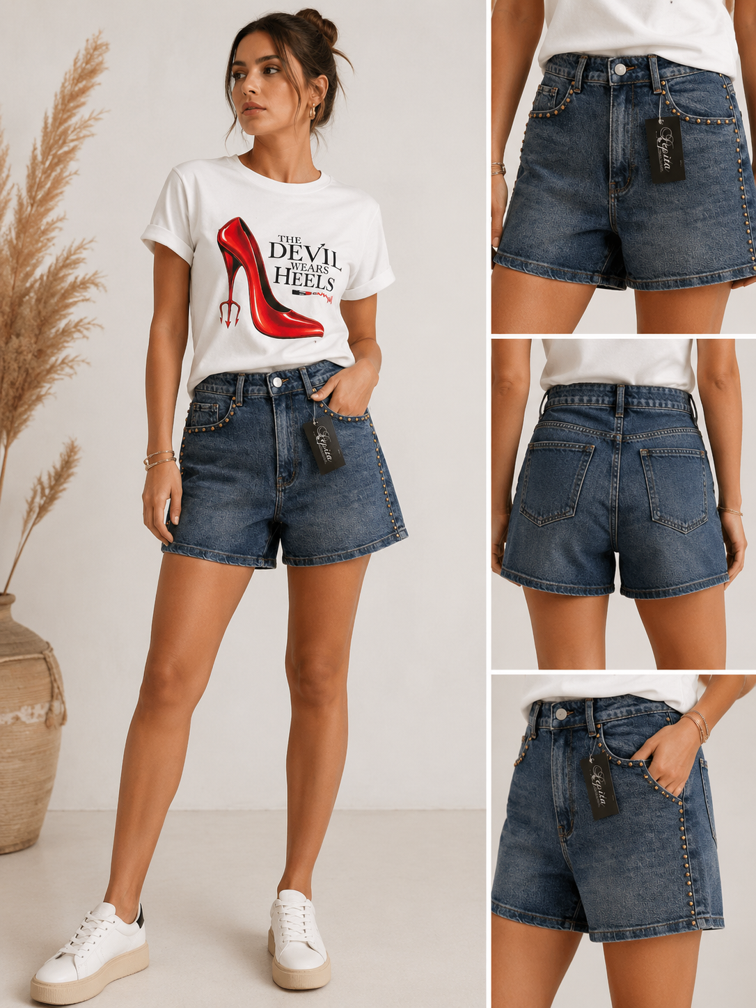 T-SHIRT the devil wears heels
