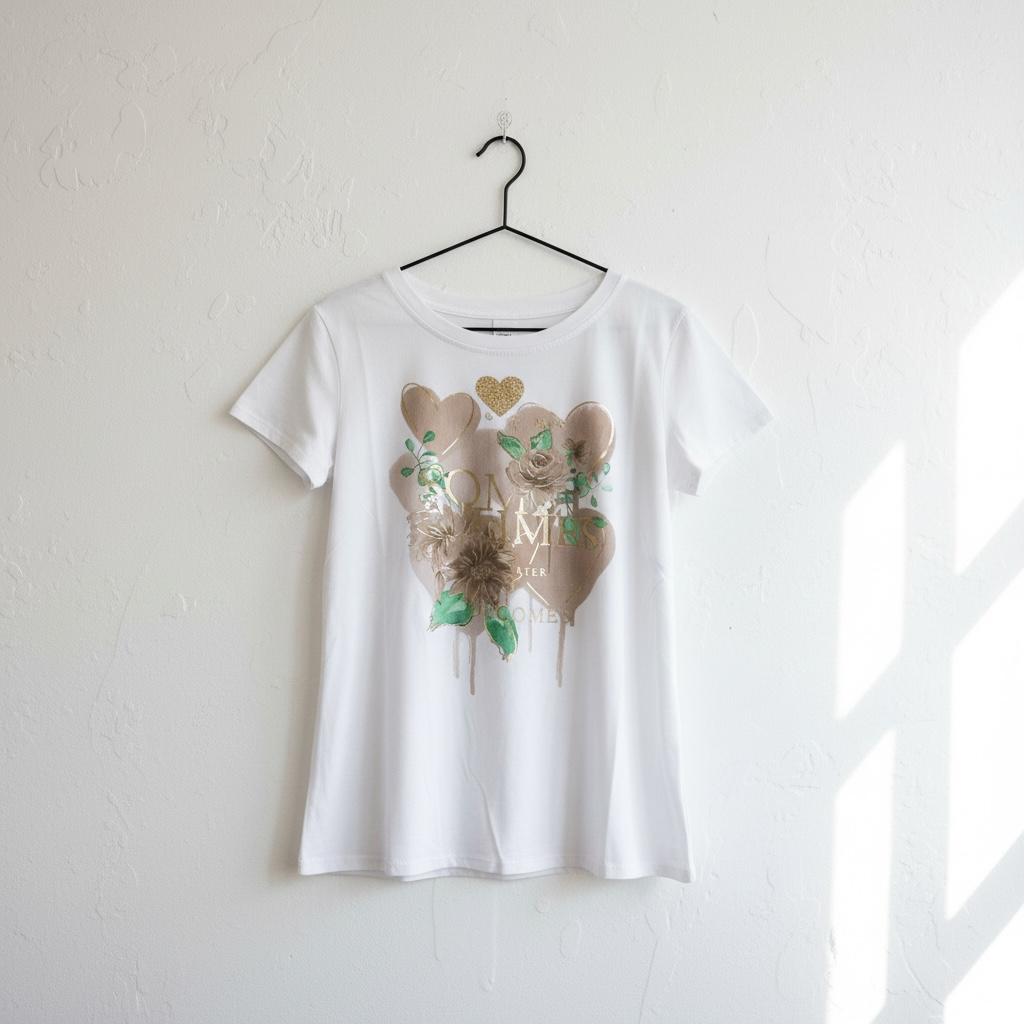 T-Shirt Cuori Brown