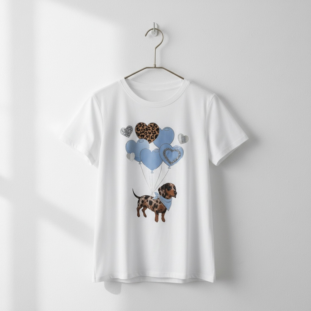 T-Shirt Cuori Bassotto