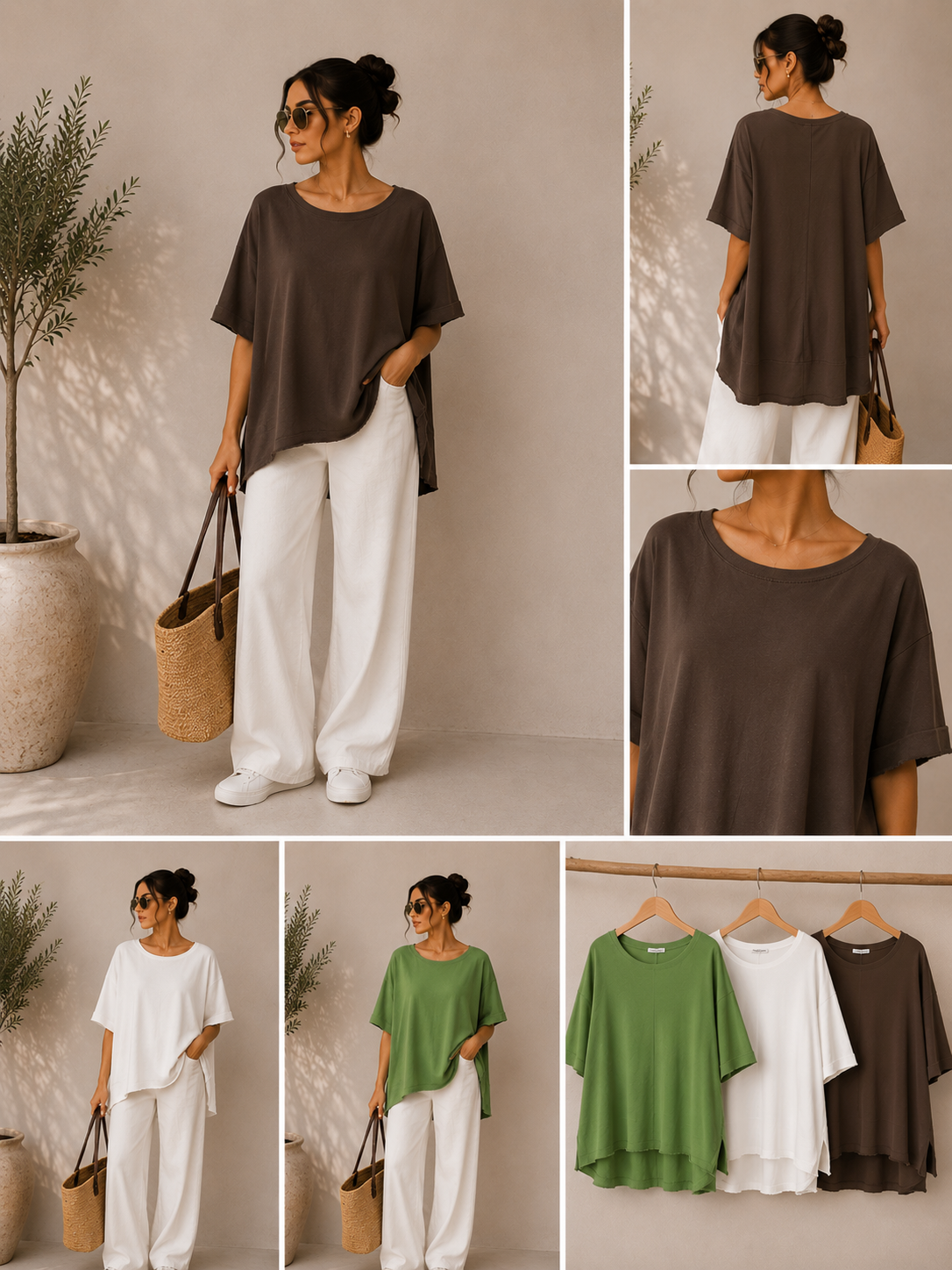 T-shirt Over Cotone