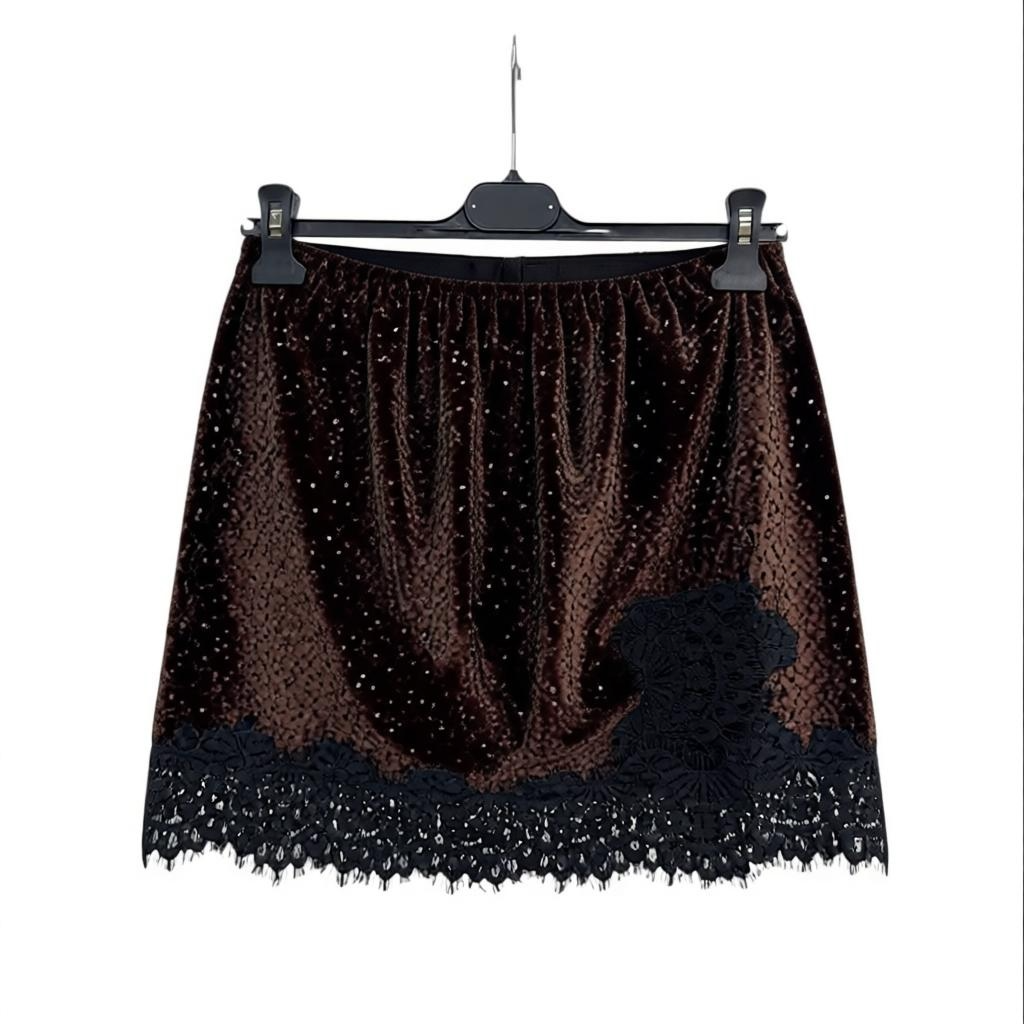 Gonna pizzo Pailettes