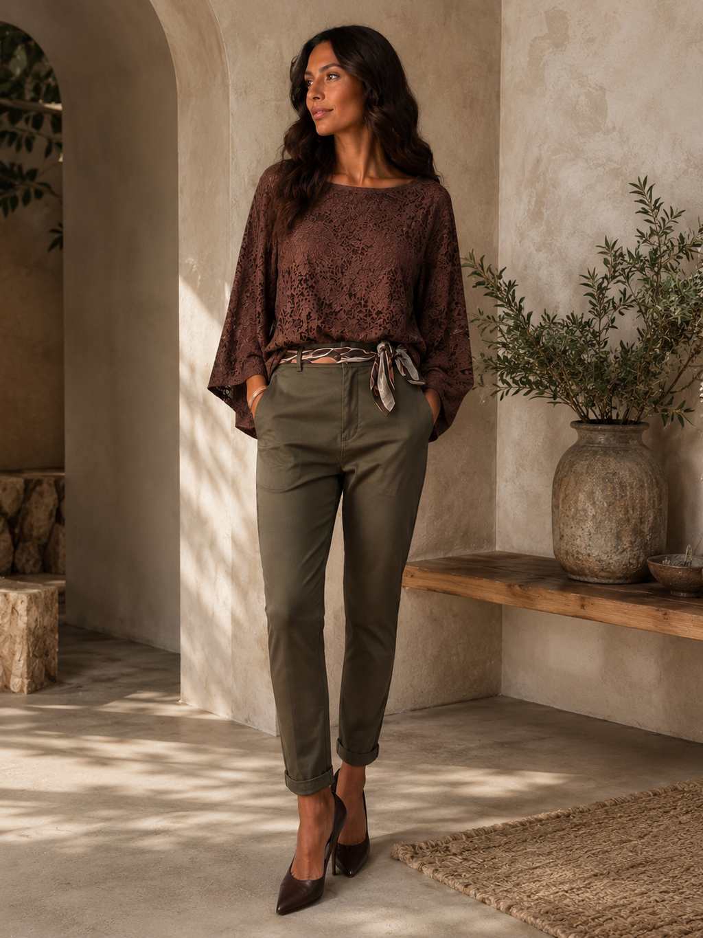 Pantalone Cotone Autunno