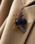 Spilla Ape Blu