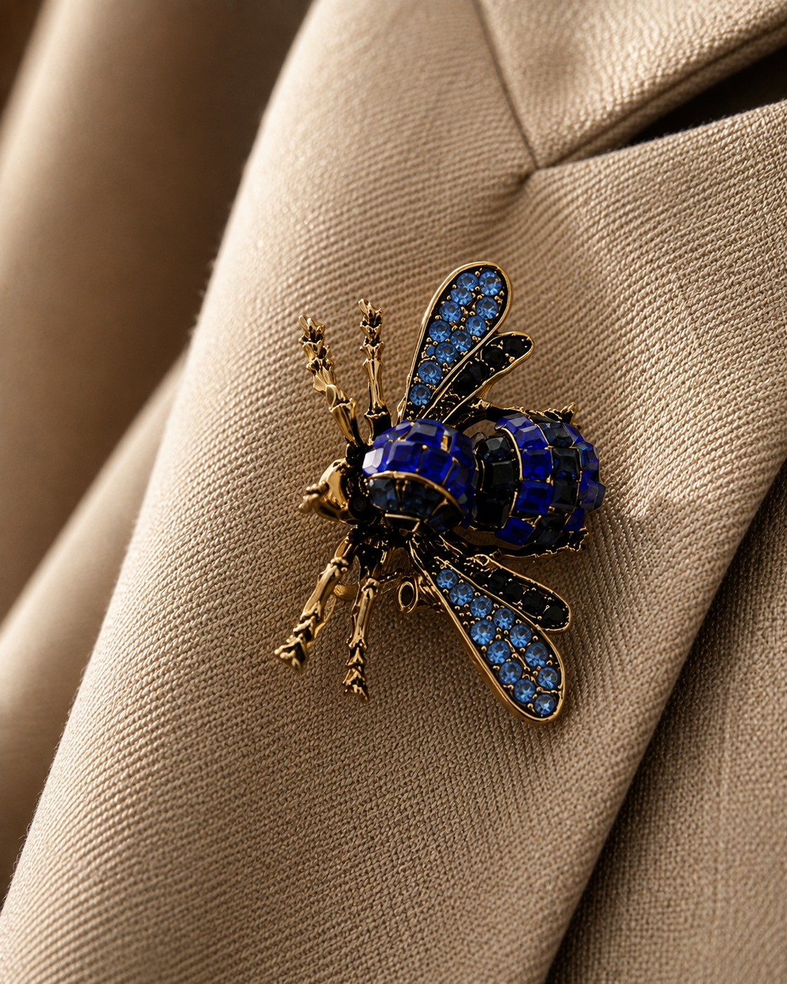 Spilla Ape Blu