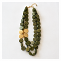 Collana Legno Verde