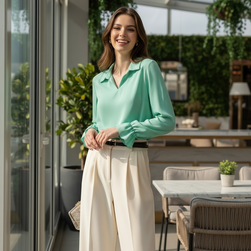 Pantalone Spring Largo