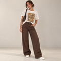 Jeans Brown WideLeg