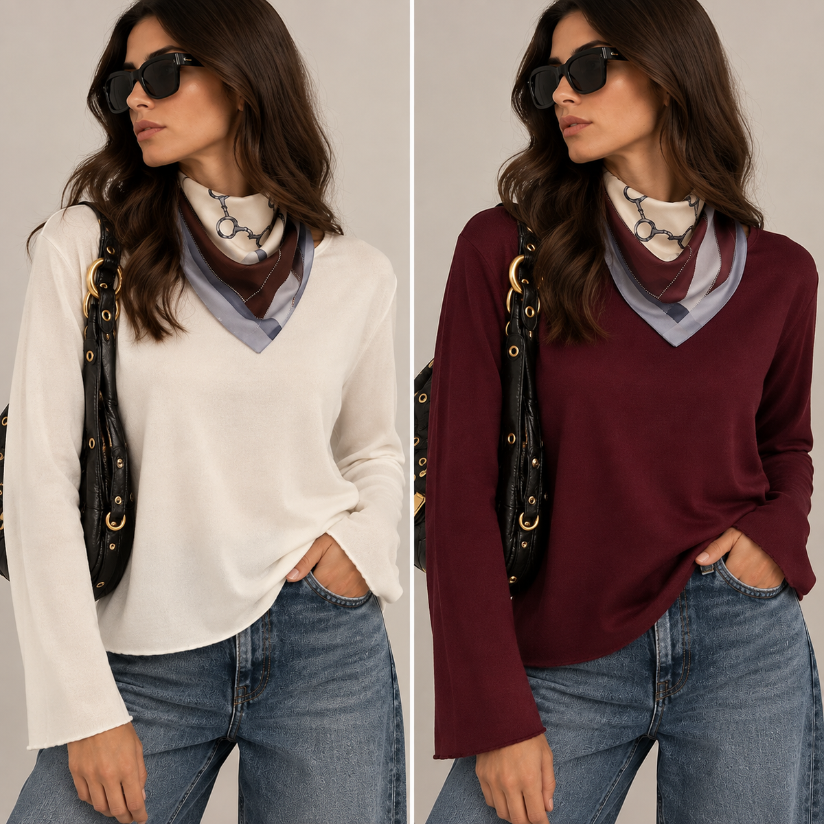 Maglia Basic+Foulard