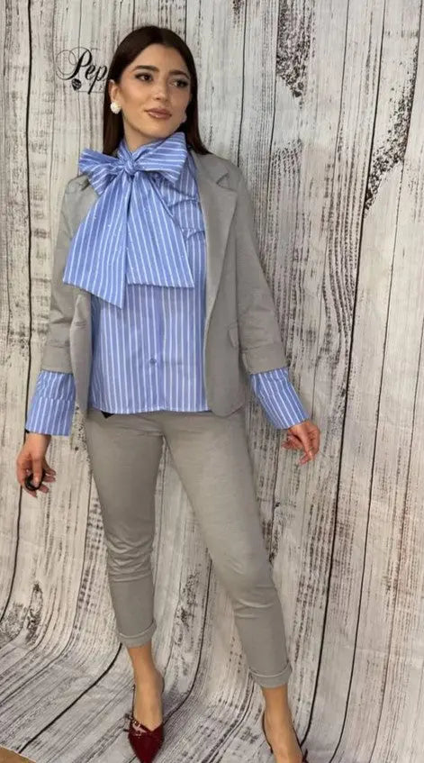 CAMICIA FIOCCO STRASS